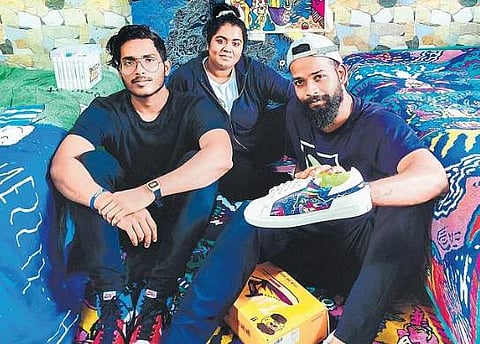 Architects Yash Shetty, Amal Nair and Kirthi Pillai