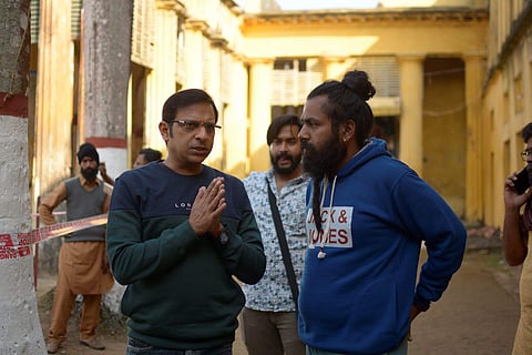 Bappa with actor Joy Sengupta