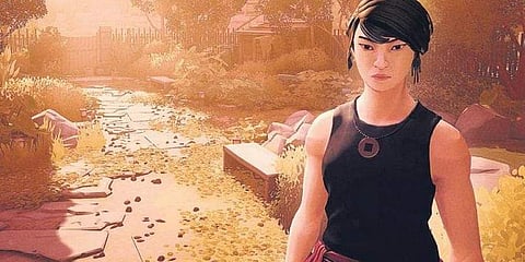 A still from the action game Sifu