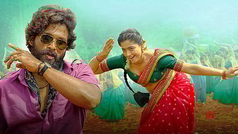 A still from Sami Sami — a song from the film Pushpa (2022)