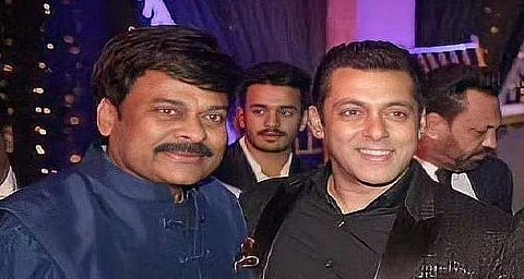 Chiranjeevi and Salman Khan