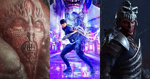 Stills from Scorn, Ghostwire: Tokyo, Evil Dead: The Game