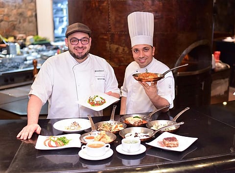 Chefs Gianfranco Tuttolani and Dola Singh at La Cucina