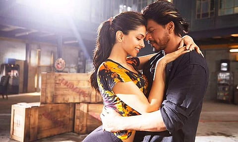 Deepika Padukone and Shah Rukh Khan