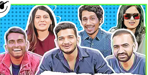 An image of artists featured on KaanPhod and Fully Faltoo