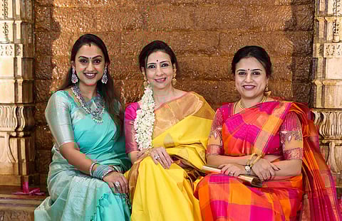Preetha, Vimmi & Suma at Dakshin