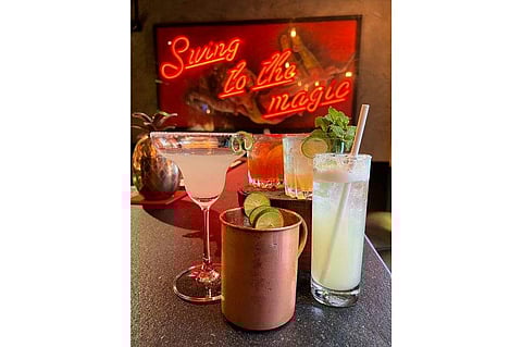 Mixology class at Trapeze Kitchen