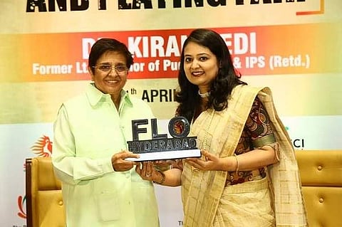 Dr Kiran Bedi and Shubhraa Maheshwari