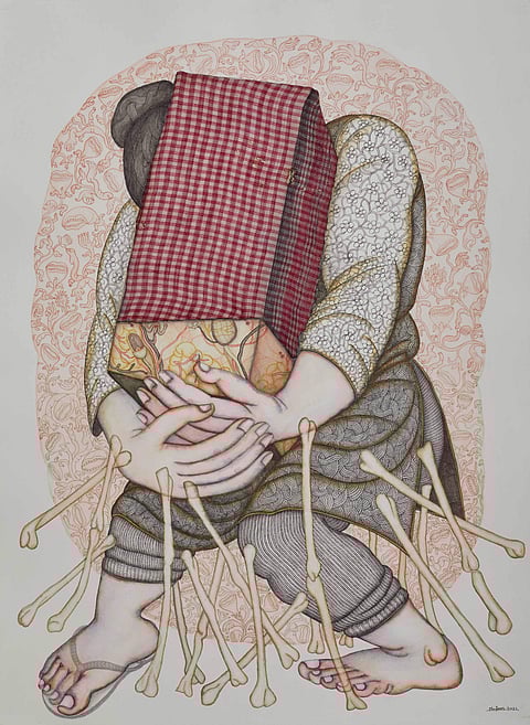 Art piece to be exhibited at Between the Self and Silhouettes