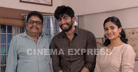 KS Ravikumar with Losliya Mariyanesan and Tharshan Thiyagarajah