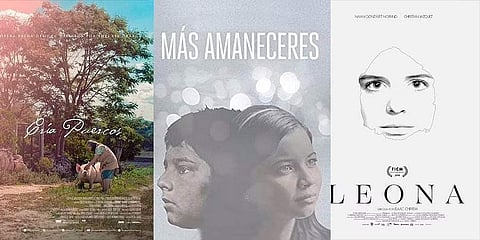The movies that will be screened are Maquinaria Panamericana by Joaquín del Paso, Leona by Isaac Cherem, Cría puercos by Ehécatl García, Más amaneceres by Jorge Leyva.