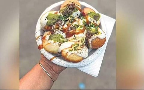 Images of dahi wale golgappe