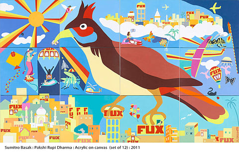 One of the displays at Colours of Freedom