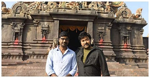 Suresh Selvarajan with Chiranjeevi