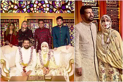 Khatija Rahman marries fiancé Riyasdeen Shaik Mohamed