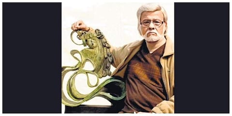 Satish Gujral’s burnt wood sculptures at a limited series exhibition examine the allegories of rage and freedom in modern India