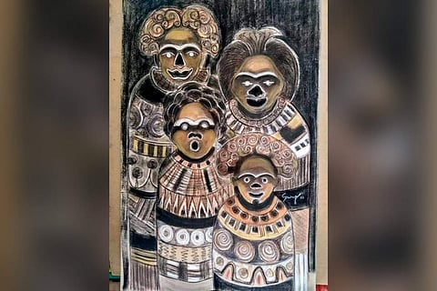 Artist Anthoni Guruz's work