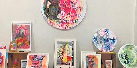 Artworks exhibited at the recent TIFFn Pop show
