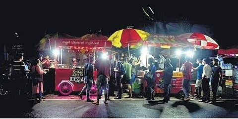 Panampilly Nagar avenue