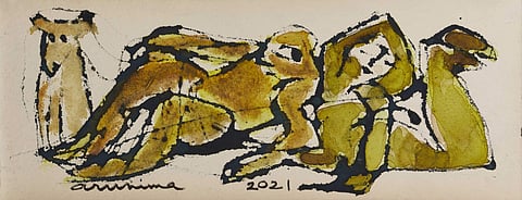 Arunima Chowdhury's artwork from 2021