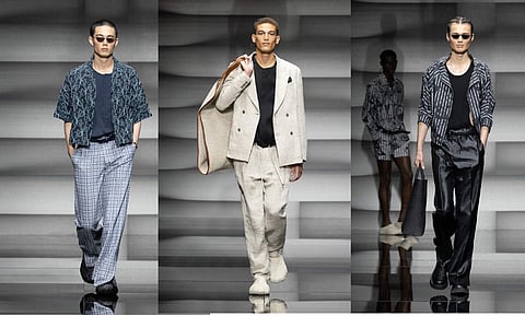 Emporio Armani's SS'23 collection in Milan Fashion Week