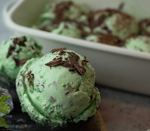 Mint and Chocolate Gelato