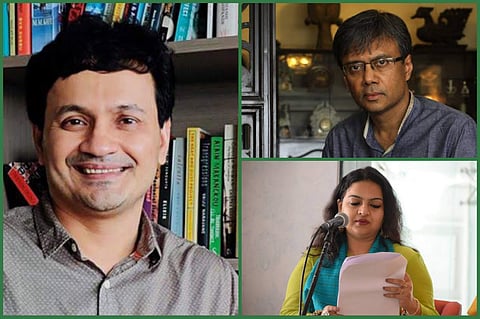 Saikat Majumdar, Amit Chaudhuri and Gargi Chatterjee Dutt