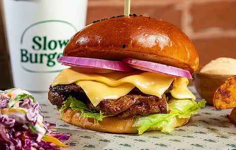 Jamaican Jerk Chicken Burger by Slow Burger Co