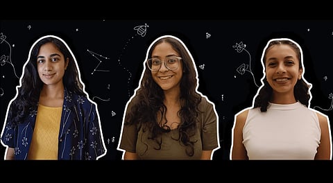 Cast members Sreya Muthukumar, Sanjna Banerjee and Yamuna Kali