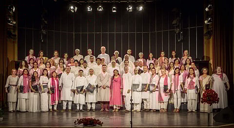 Capital City Minstrels during a performance