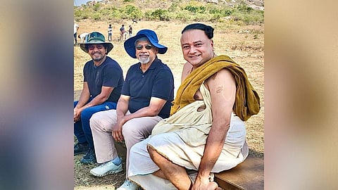 Jayaram with Mani Ratnam and Ravi Varman