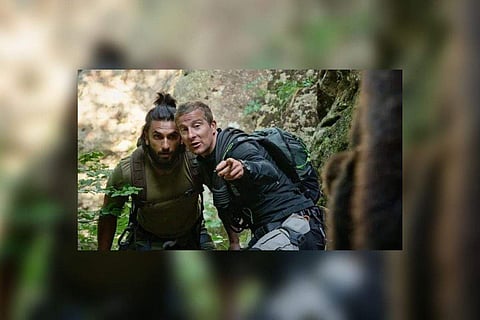 Ranveer Singh with Bear Grylls
