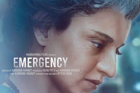 Kangana Ranaut in Emergency poster