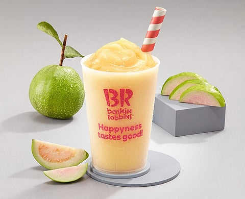 Guava Chilli slush at Baskin-Robbins