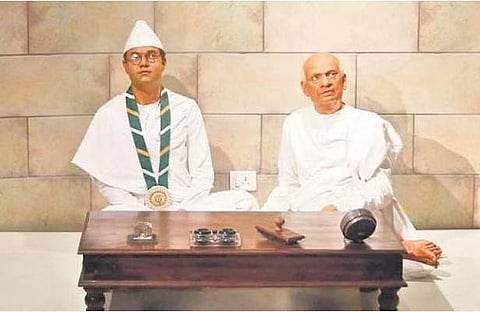 Subhas Chandra Bose; Vallabhbhai Patel's wax statues