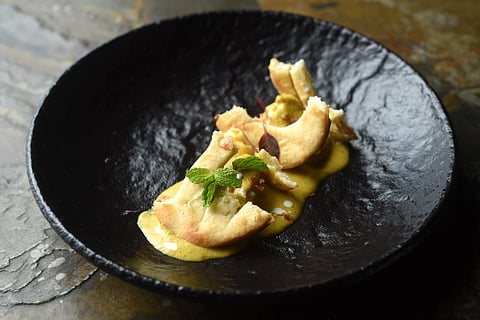 Kashmiri Gosht Curry with Bakarkhani bread