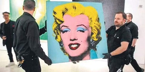 $195 million ‘Shot Sage Blue Marilyn’ by Andy Warhol