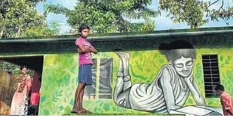 The colourful library