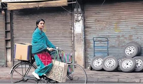Amruta Subhash in a still from ‘Saas Bahu Achaar Pvt. Ltd’