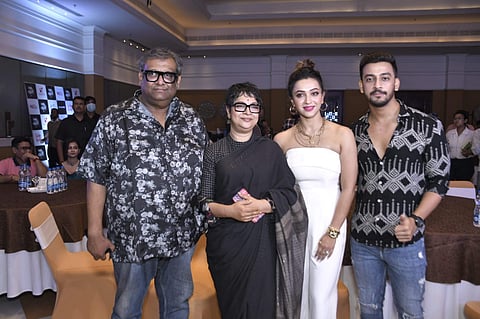 The cast of Shubho Bijoya