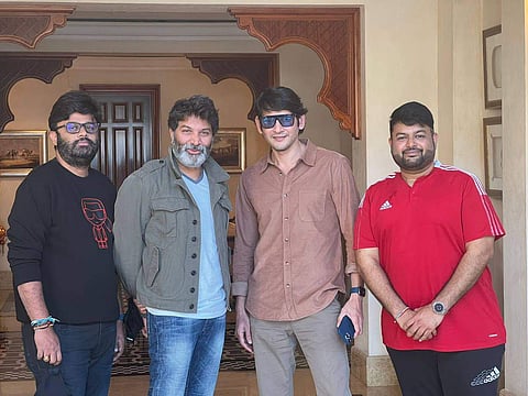 Mahesh Babu with director Trivikram Srinivas