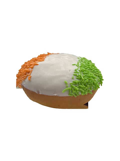 Patriotic palate: Bite into tri-coloured doughnuts for Independence Day!