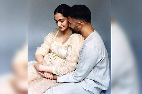 Sonam Kapoor with her husband Anand Ahuja