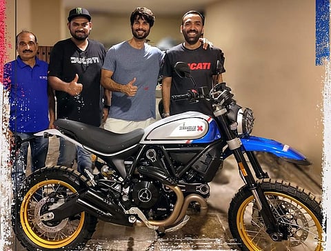 Shahid Kapoor’s new Scrambler Ducati Desert Sled