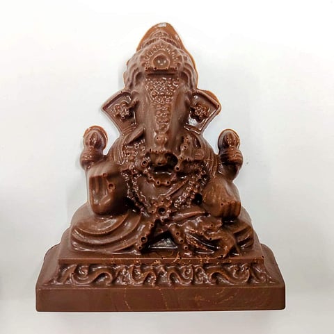 Edible chocolate Ganesha