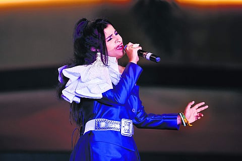 Sivaangi performing at Phoenix MarketCity