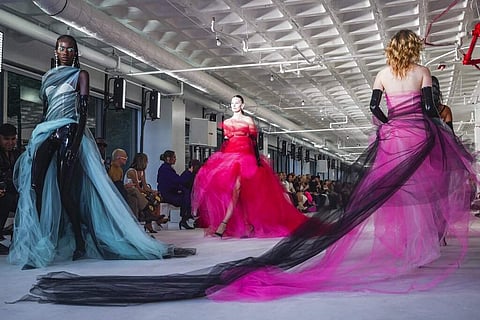 Fashion designer Prabal Gurung's Spring-Summer 2023 collection at the New York Fashion Week