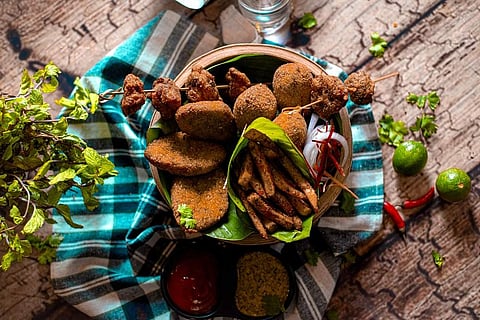 Bangla Basket Fries at The Lords and Barons