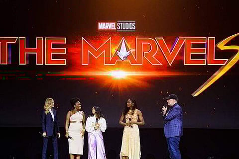 The Marvels' cast at D23 Expo/Twitter