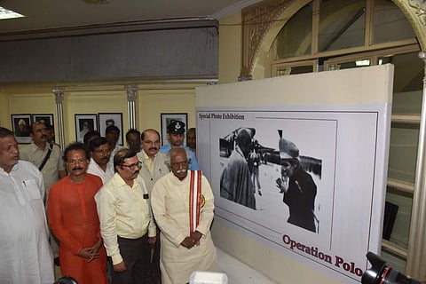 At the photo exhibit